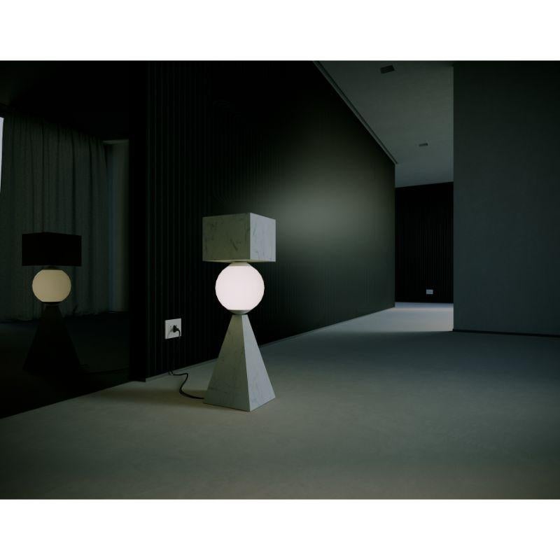 Post-Modern CS Class, Table Lamp, Carrara by Sissy Daniele For Sale