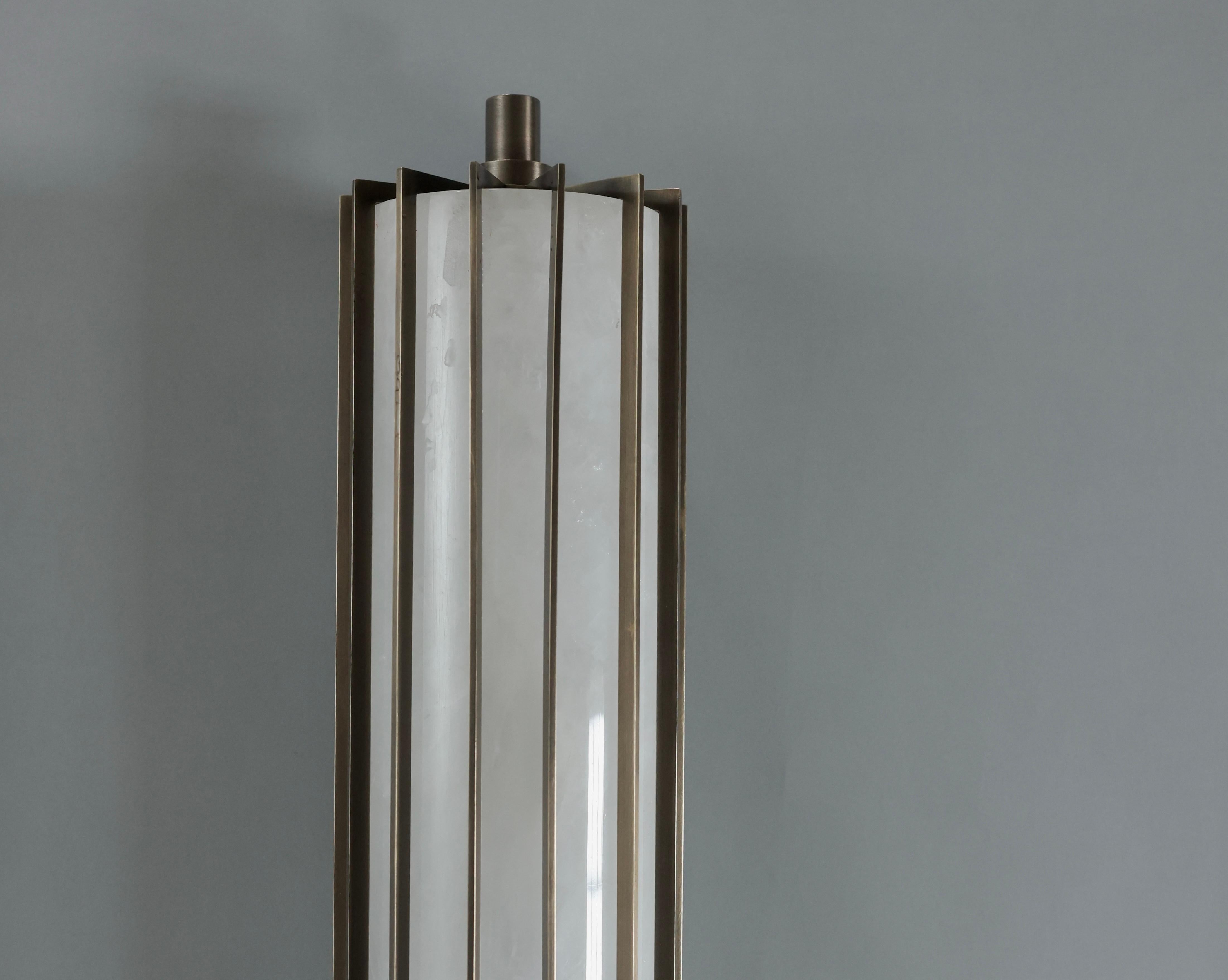 CSA18 Rock Crystal Sconces By Phoenix In New Condition For Sale In New York, NY