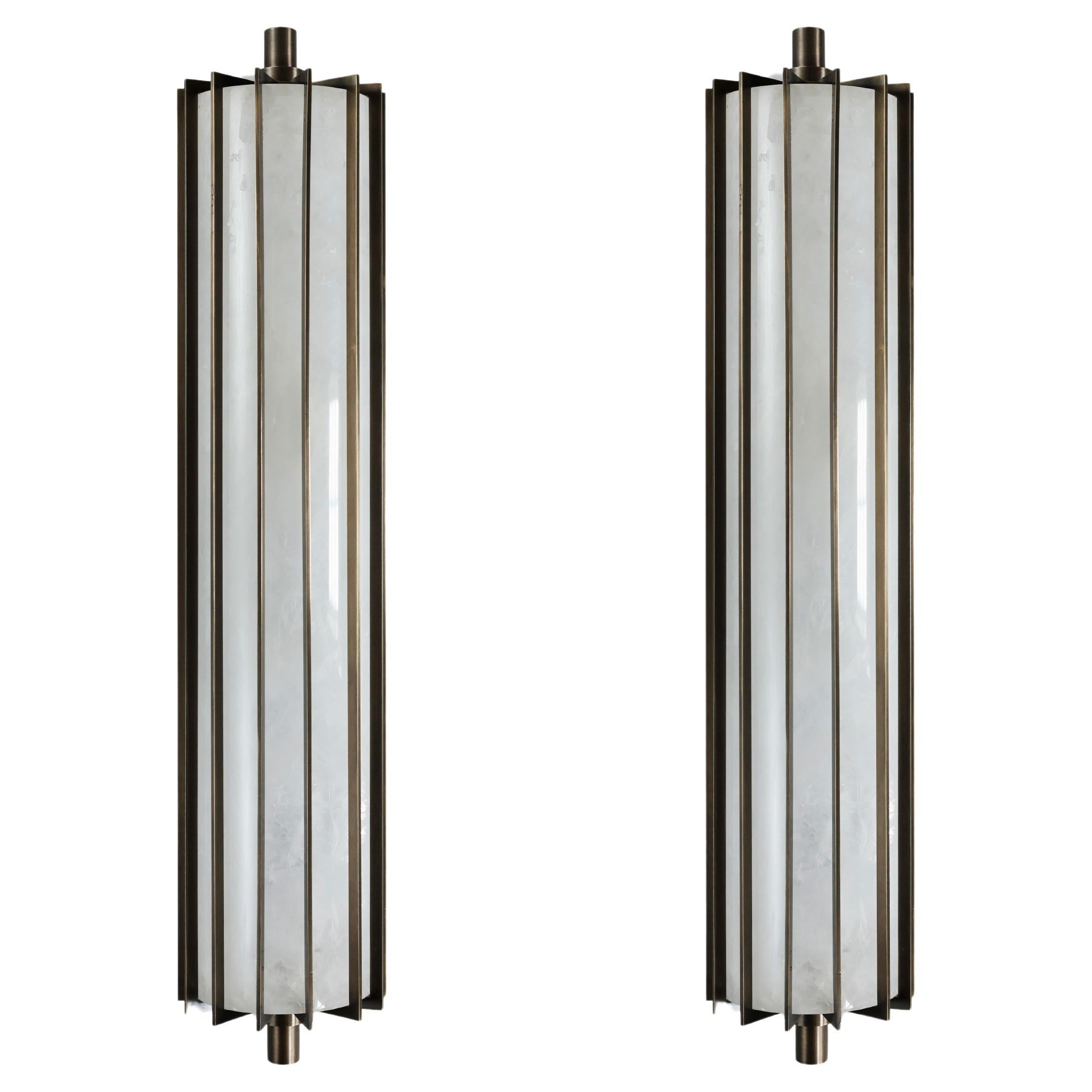 CSA22 Rock Crystal Sconces By Phoenix