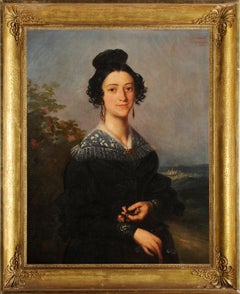 Antique Portrait of a young girl