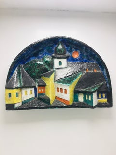 Csekovszky Árpád Szentendre Ceramic Mural, 1970's
