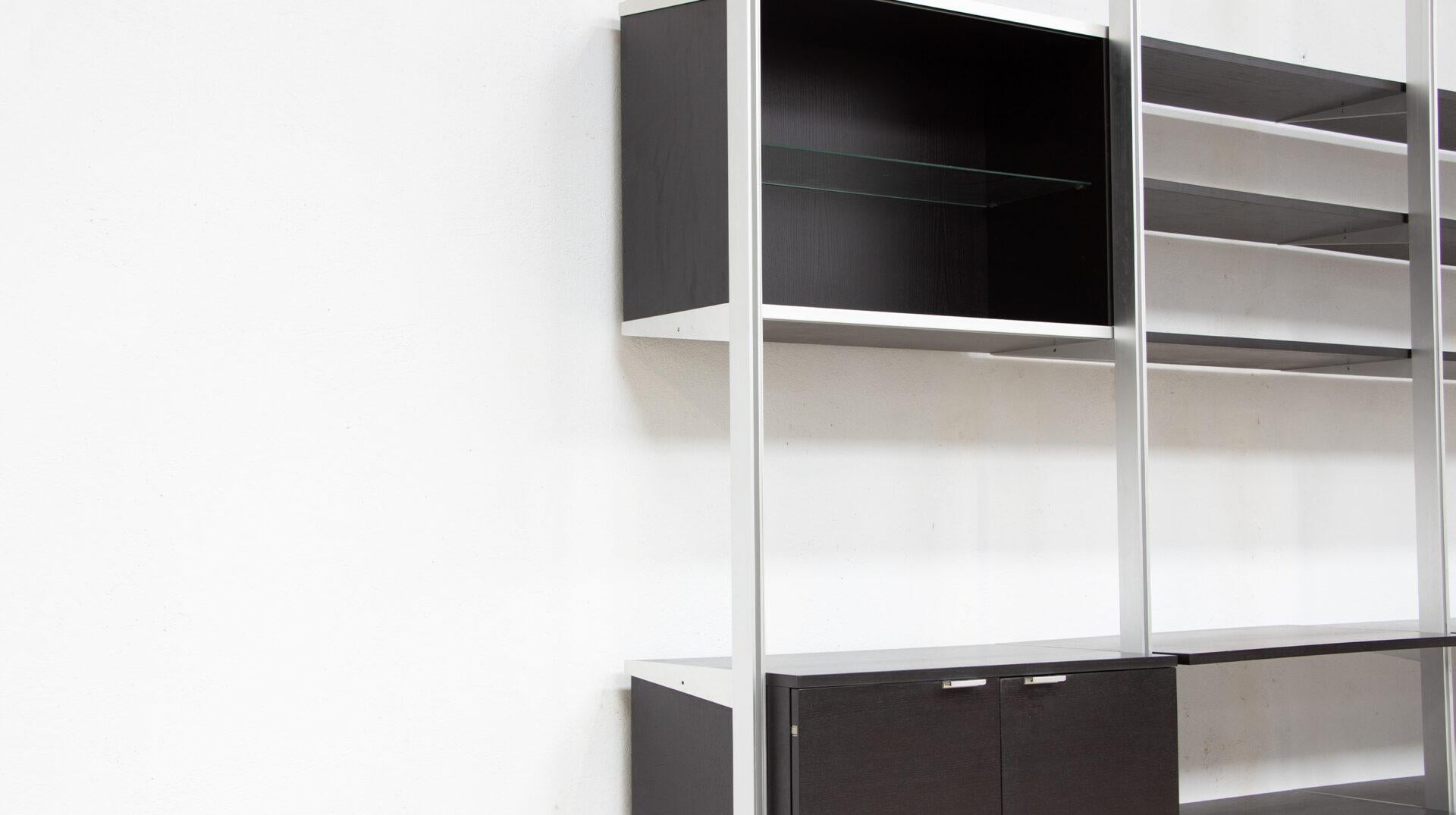 Alluminio Libreria CSS George Nelson, edizione Mobilier International, 1970'. in vendita