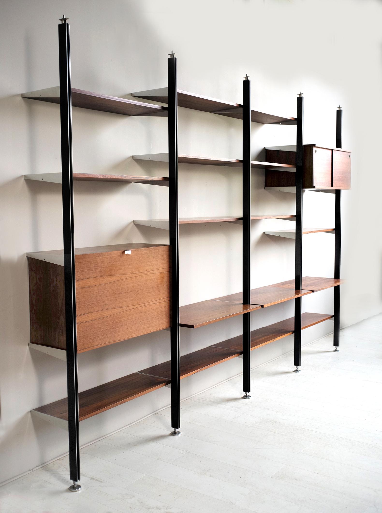 CSS Rosewood Shelf by George Nelson for Mobilier International, 1960s 5