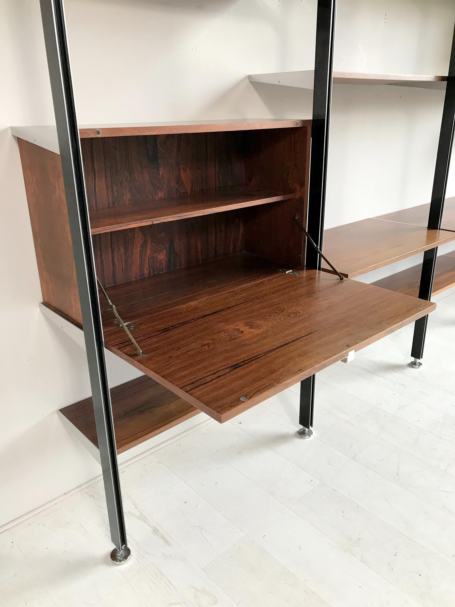 American CSS Rosewood Shelf by George Nelson for Mobilier International, 1960s