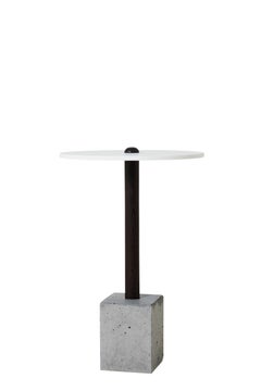 CT-1 Cast Concrete and Corian Side Table