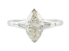 ct 2, 20 Diamond 18 kt White Gold Solitaire Ring