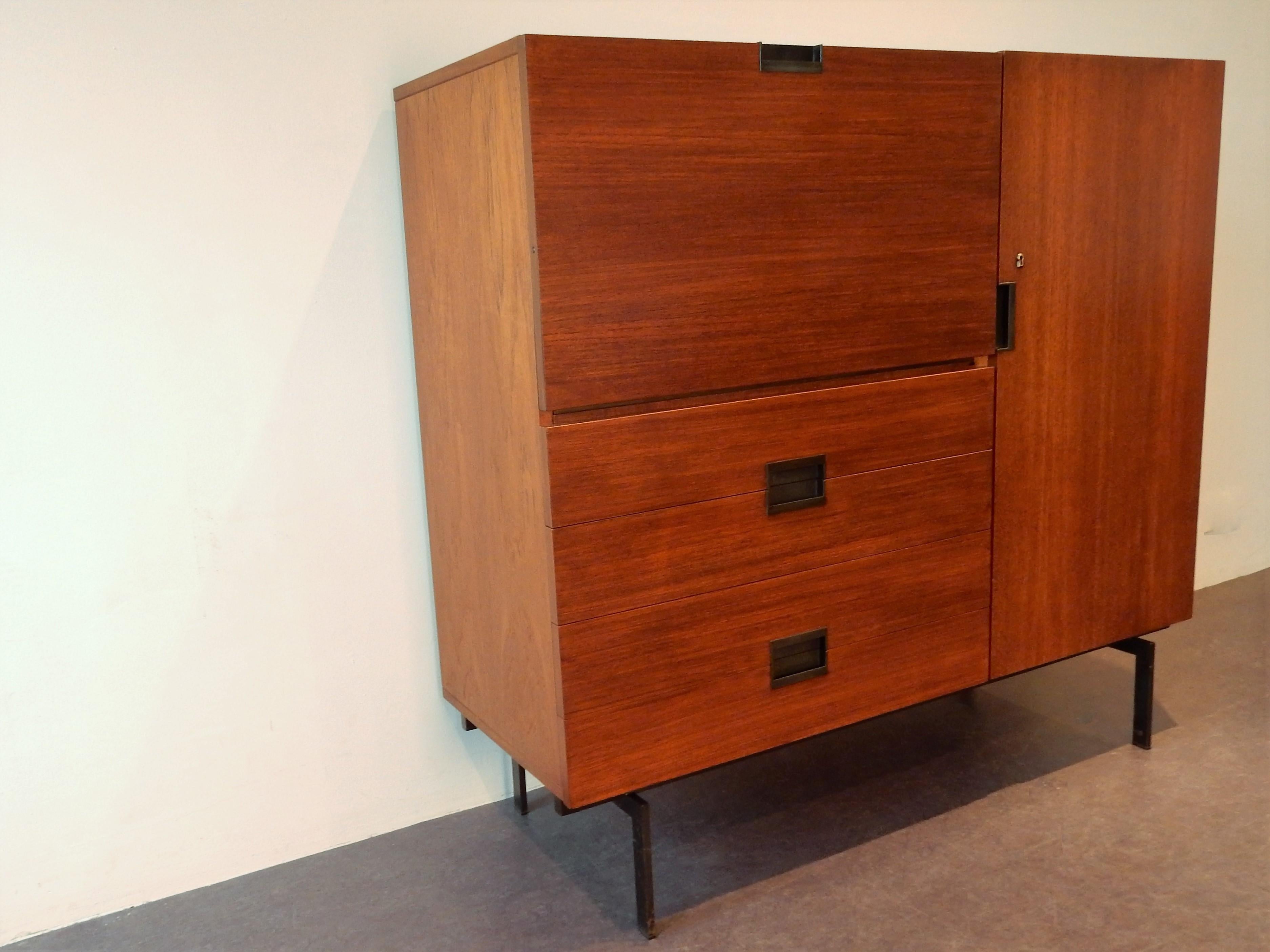 Mid-20th Century CU01 Japanese Series Teak Cabinet by Cees Braakman for Pastoe, the Netherlands