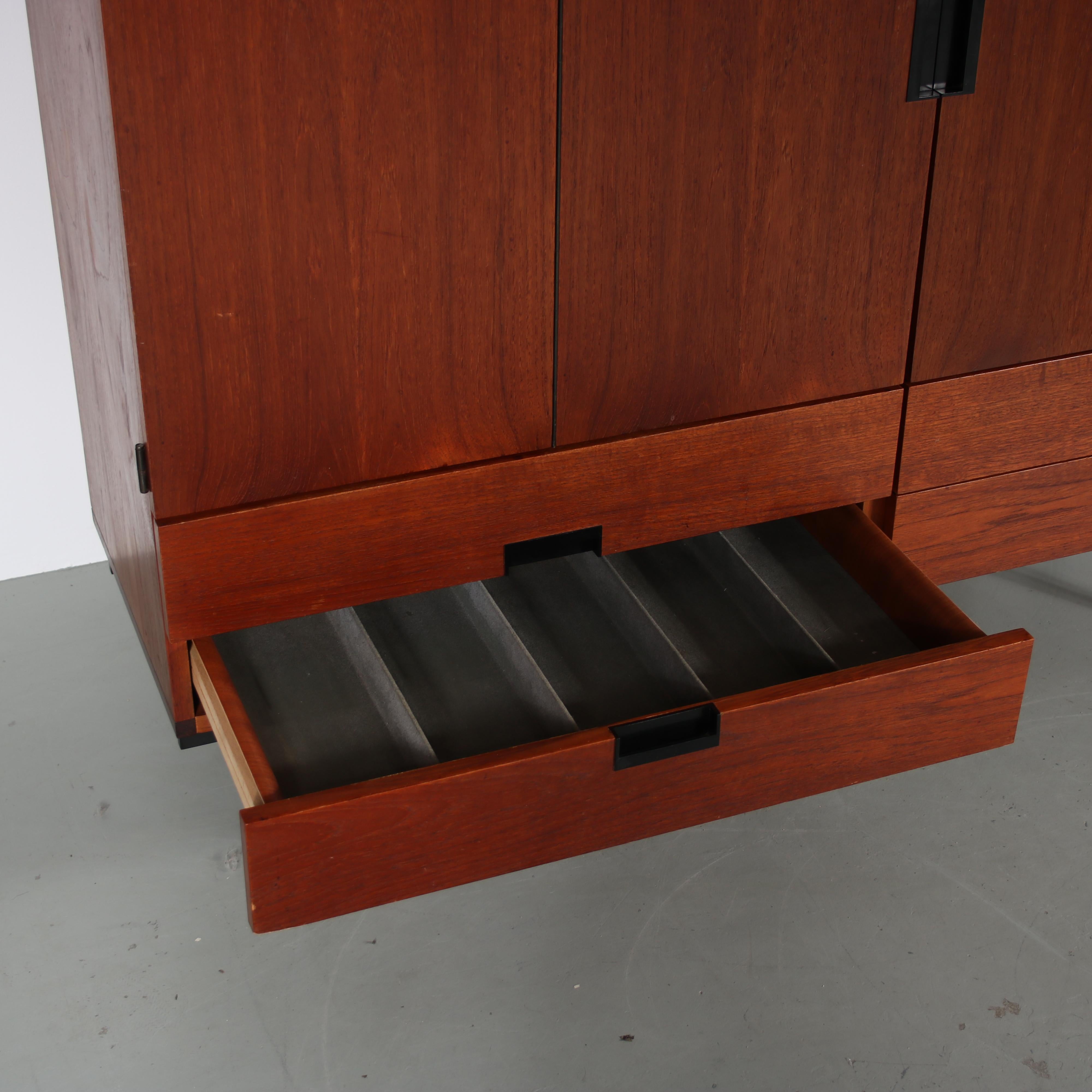 Néerlandais Meuble de rangement CU04 de Cees Braakman pour Pastoe, Pays-Bas, 1950