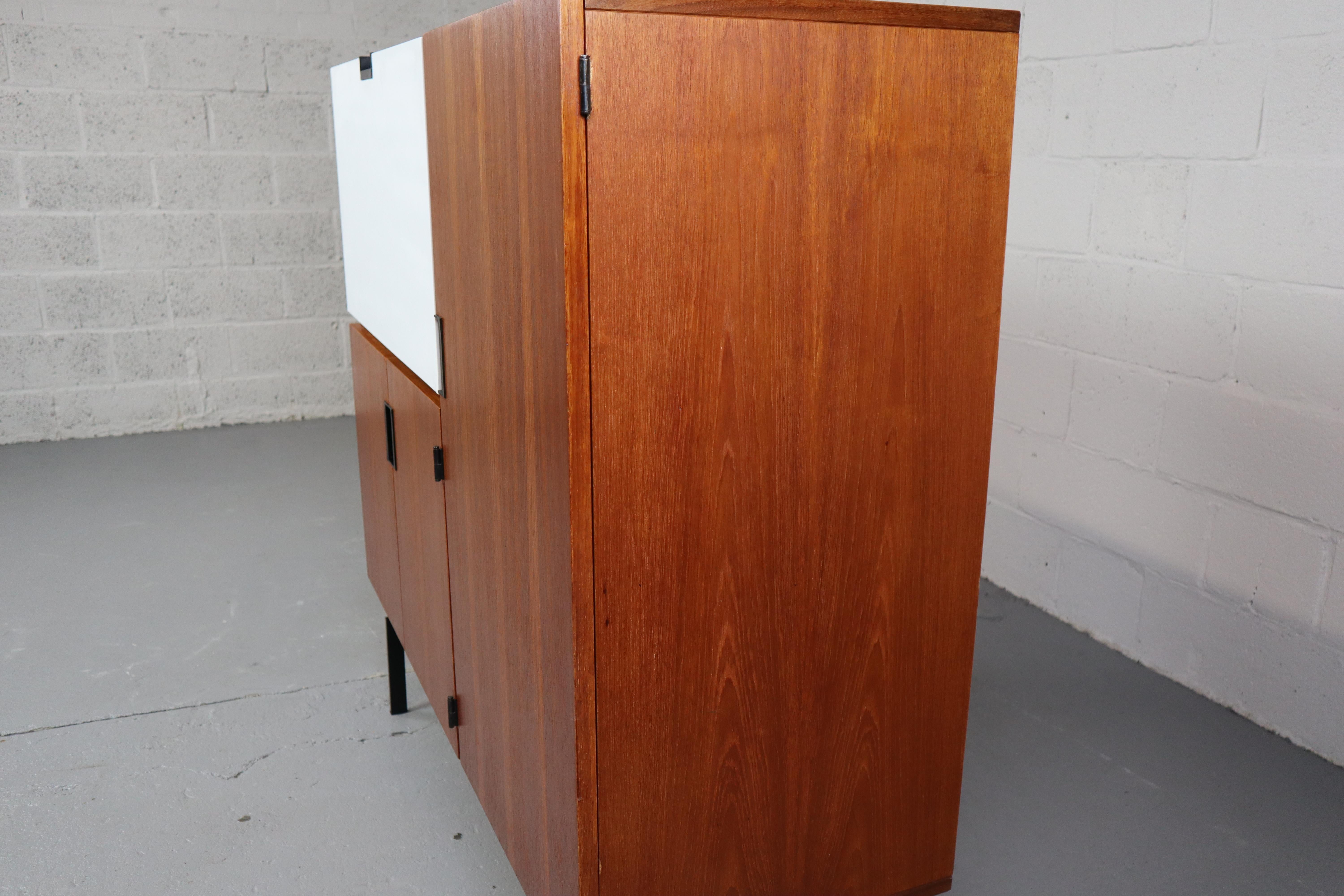 CU06 teak cabinet by Cees Braakman for Pastoe, Netherlands 1958 For Sale 9