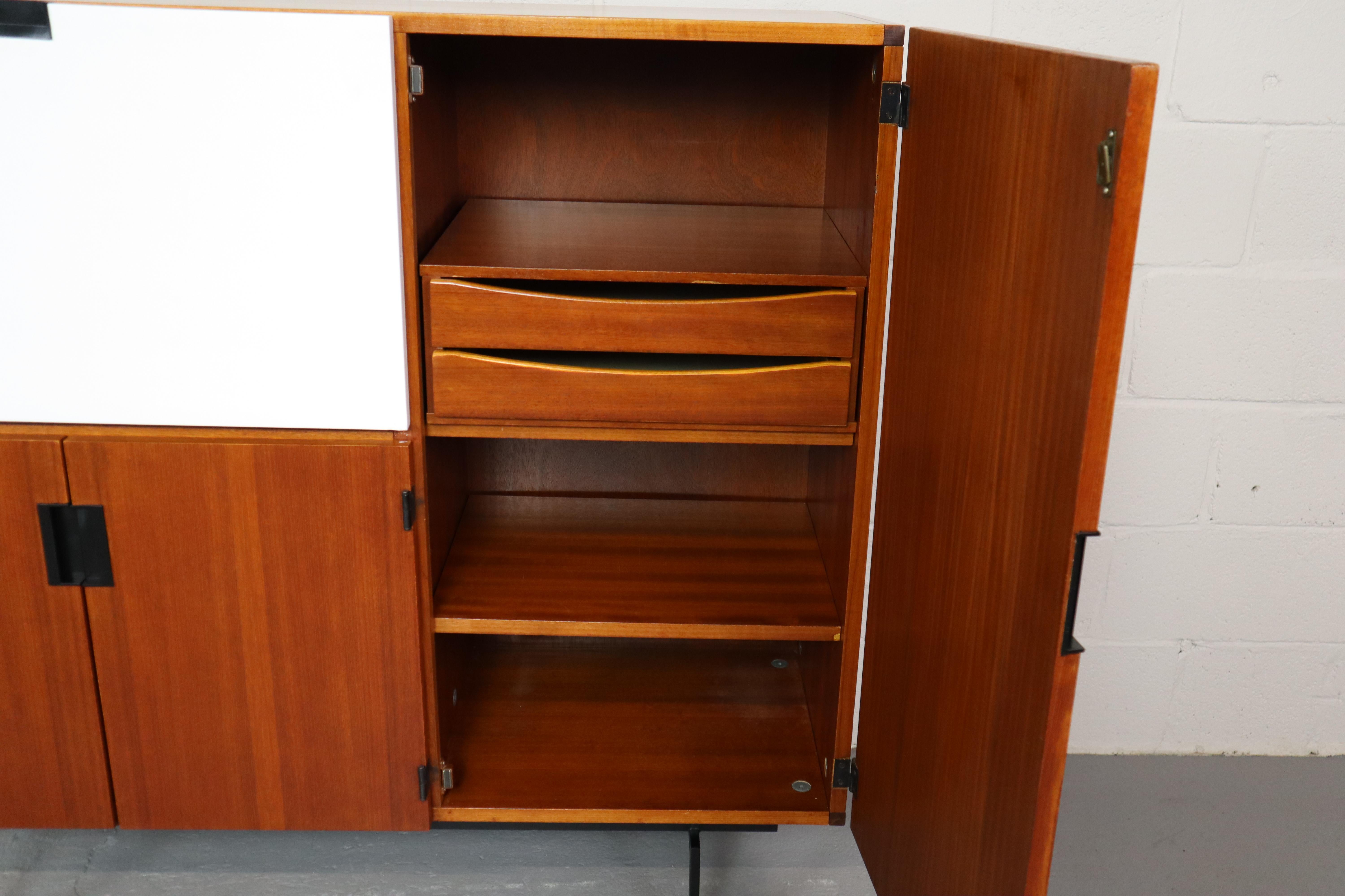 CU06 teak cabinet by Cees Braakman for Pastoe, Netherlands 1958 For Sale 1
