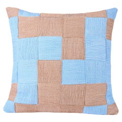 Cuadritos Azulito Quilted Cushion