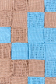 Cuadritos Azulito Quilted Blanket