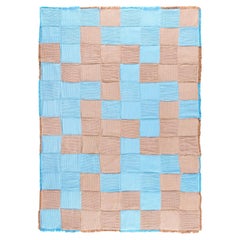 Cuadritos Azulito Quilted Blanket