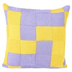 Cuadritos Uva Quilted Cushion