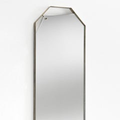 Cuadro Espejo Rectangular con Latón Vintage