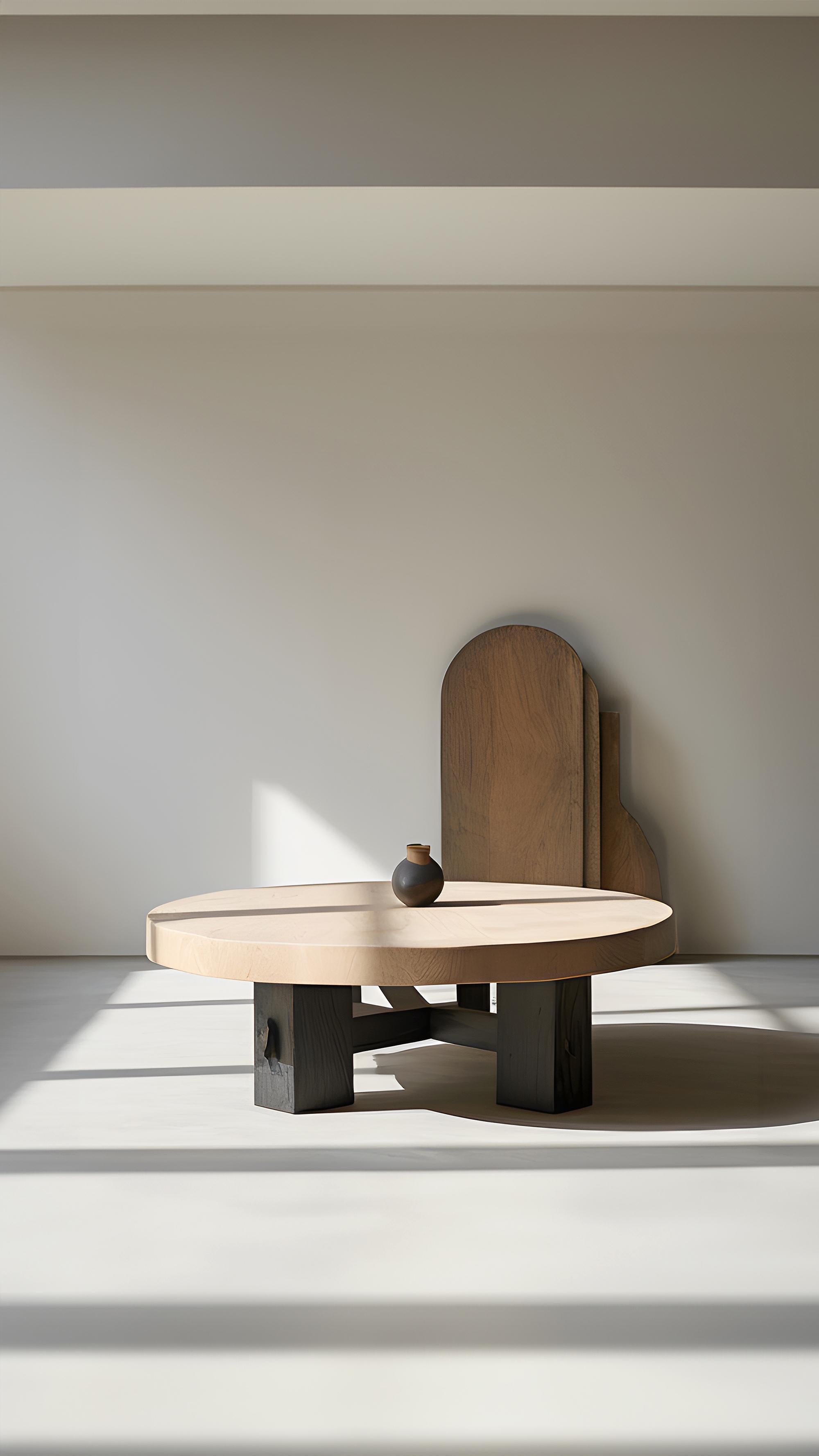 Bois de feuillus Table basse ronde Cuatri-Leg - Harmonic Fundamenta 37 par NONO en vente