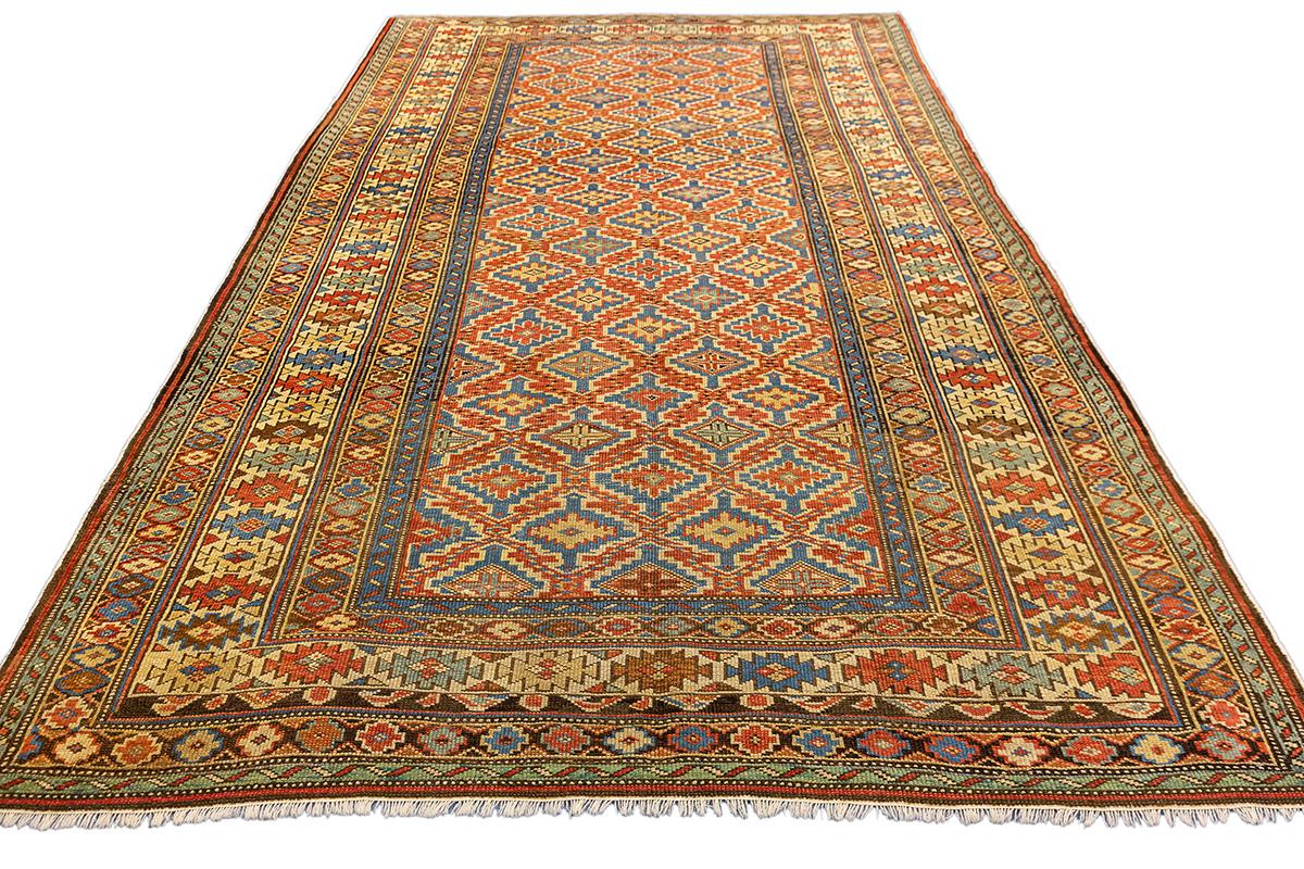 Hand-Knotted Cuba Antique Rug For Sale