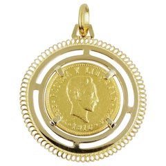 Cuban 5 Cinco Pesos Pendant