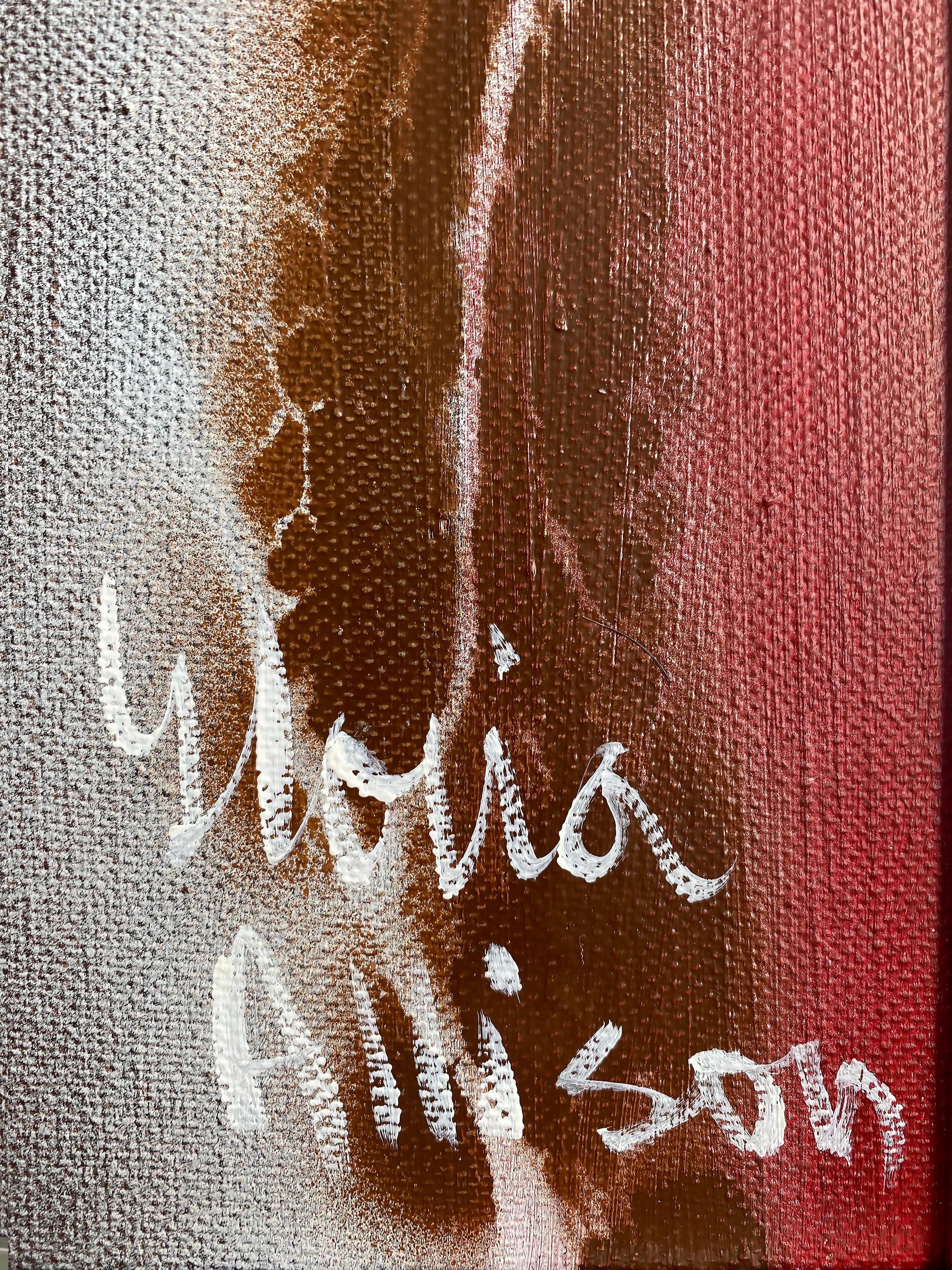 Metal  Cuban-American Artist Gloria Allison Abstract Painting 
