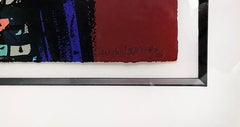 Cuban Artist Cundo Bermudez Lithograph, Signed, Numbered with COA