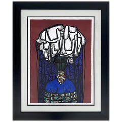 Lithographie des kubanischen Künstlers Cundo Bermudez, signiert, nummeriert mit COA