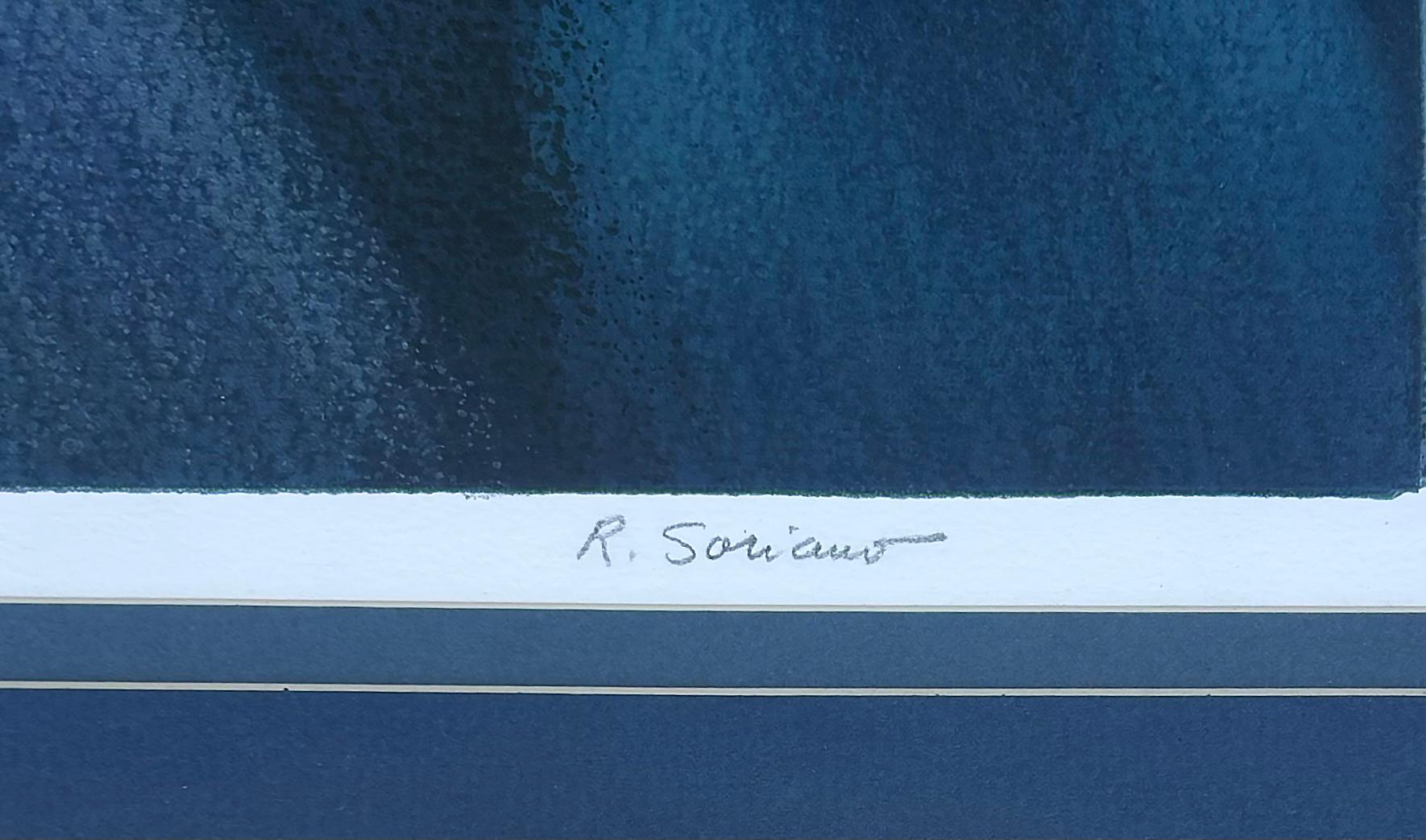 Sérigraphie signée de l'artiste cubain Rafael Soriano #93/150 en vente 1