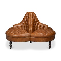 Cuban Brown Four-Sided Lobby Sofa