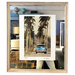 Cuban Car Print with a mirror frame