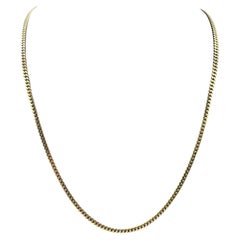Cuban Chain Necklace 14kt Yellow Gold 22in 2.5mm 11.4g New