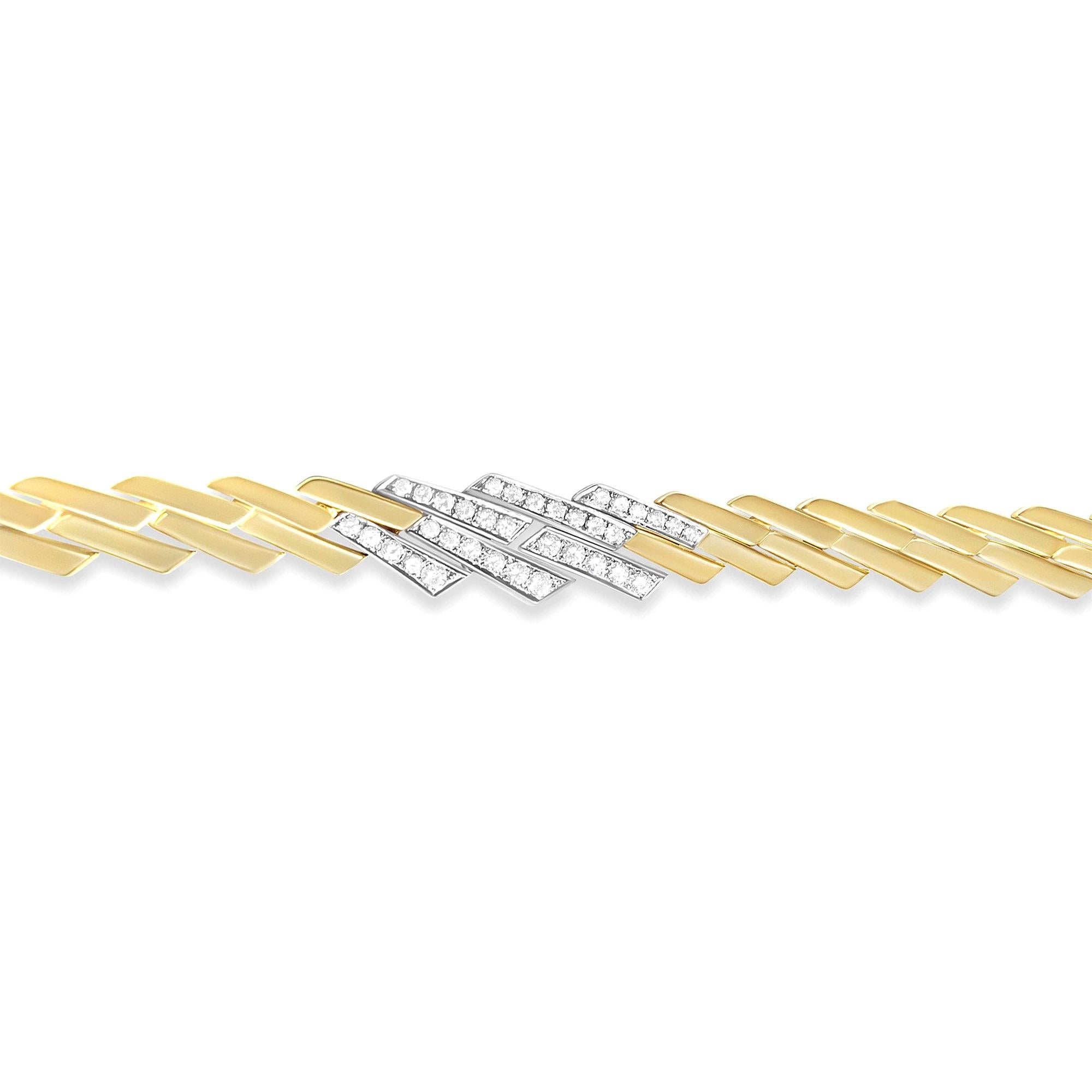 Cuban Curb Gliederkette Halskette mit Diamanten 2,75 Karat 14K Gelbgold im Zustand „Hervorragend“ im Angebot in Laguna Niguel, CA