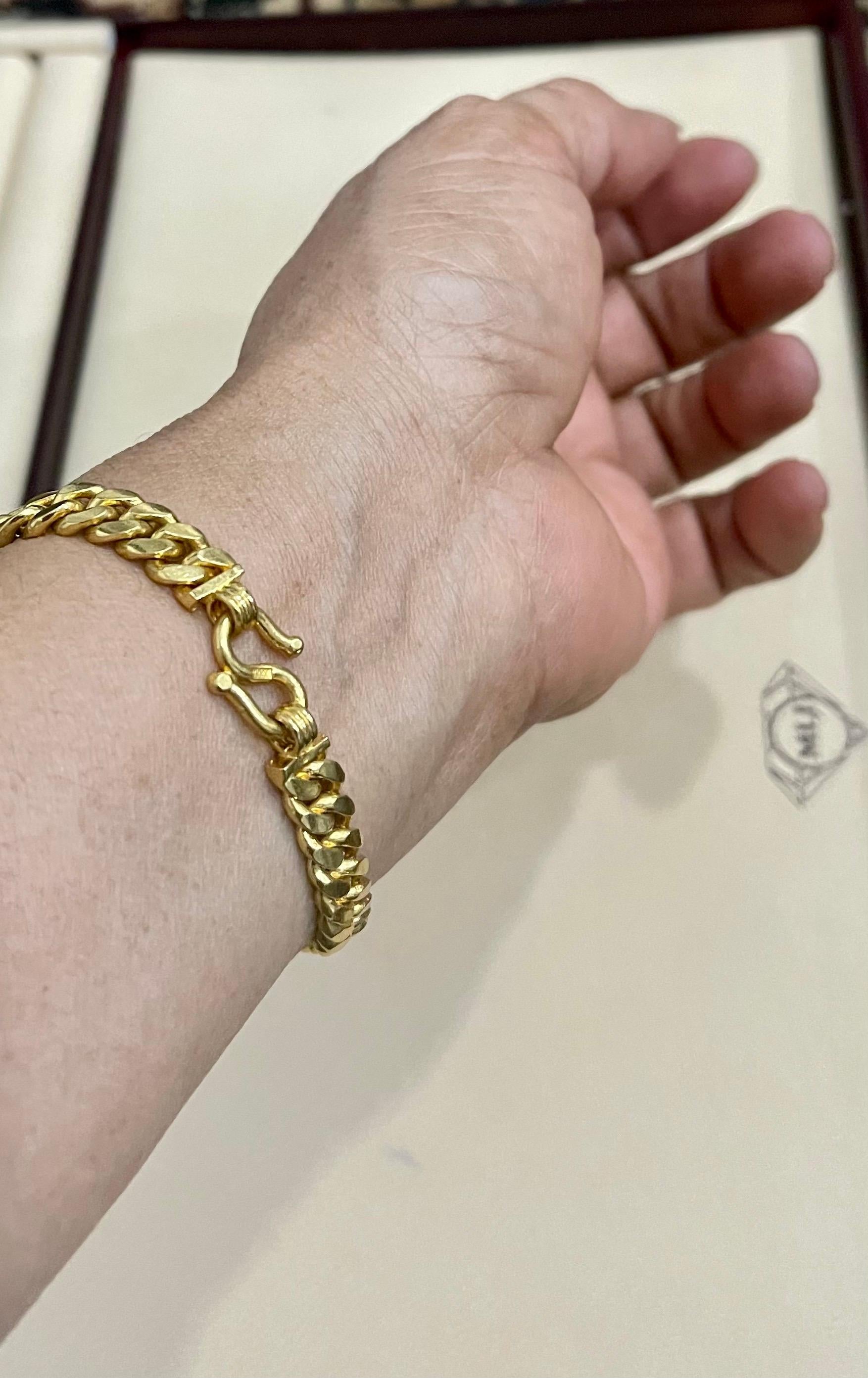 24 karat gold cuban link chain