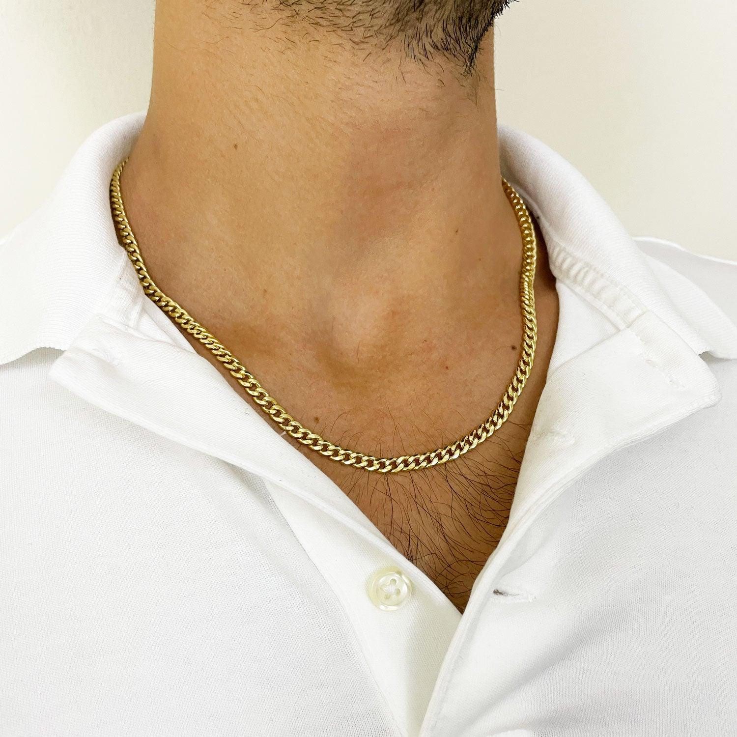 10mm rope chain on neck