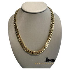 Cuban Link Chain Necklace in 14 Yellow Gold, 245.4 grams, 21 inches
