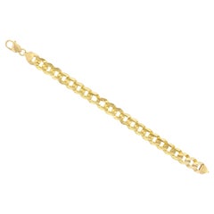 Cuban Link Gold Bracelet 14k Yellow Gold