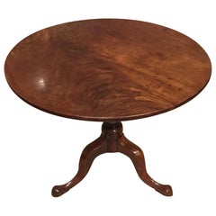 Cuban Mahogany George III Period Tripod Table
