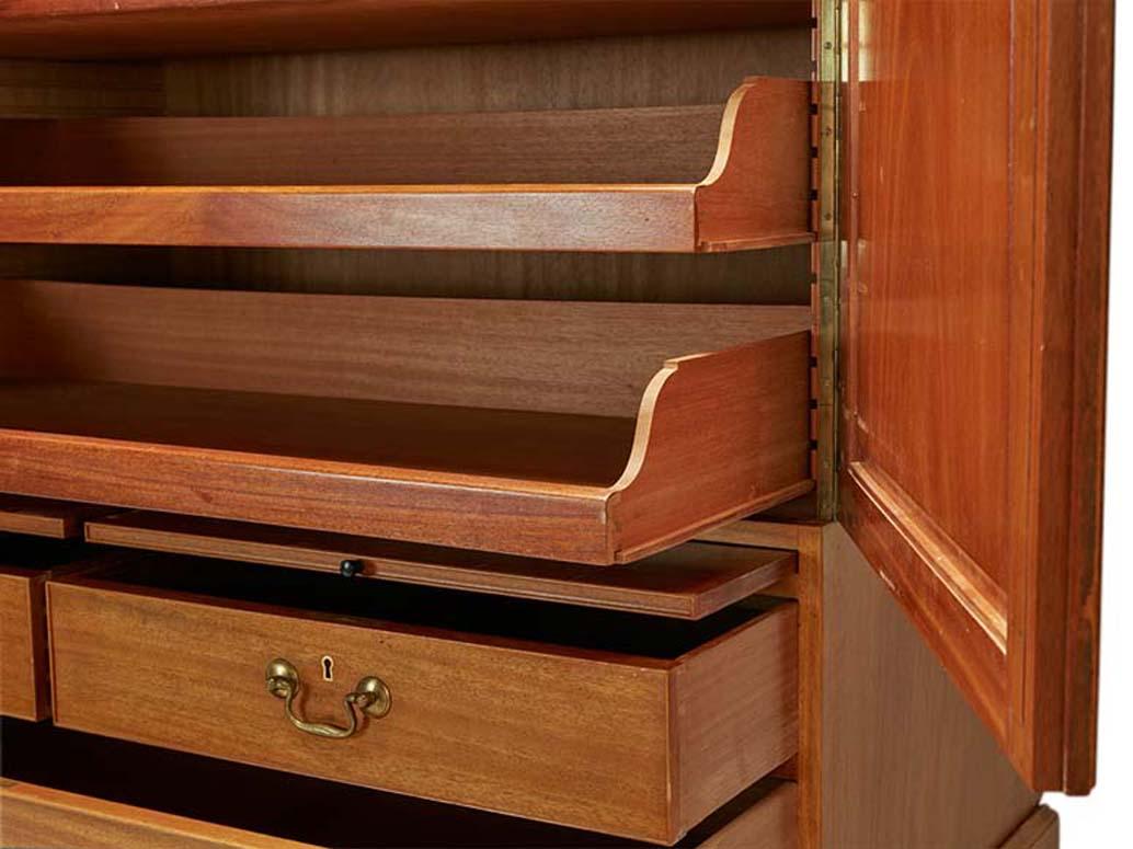 Cuban Mahognay Cabinet by Kaare Klint In Good Condition For Sale In Los Angeles, CA