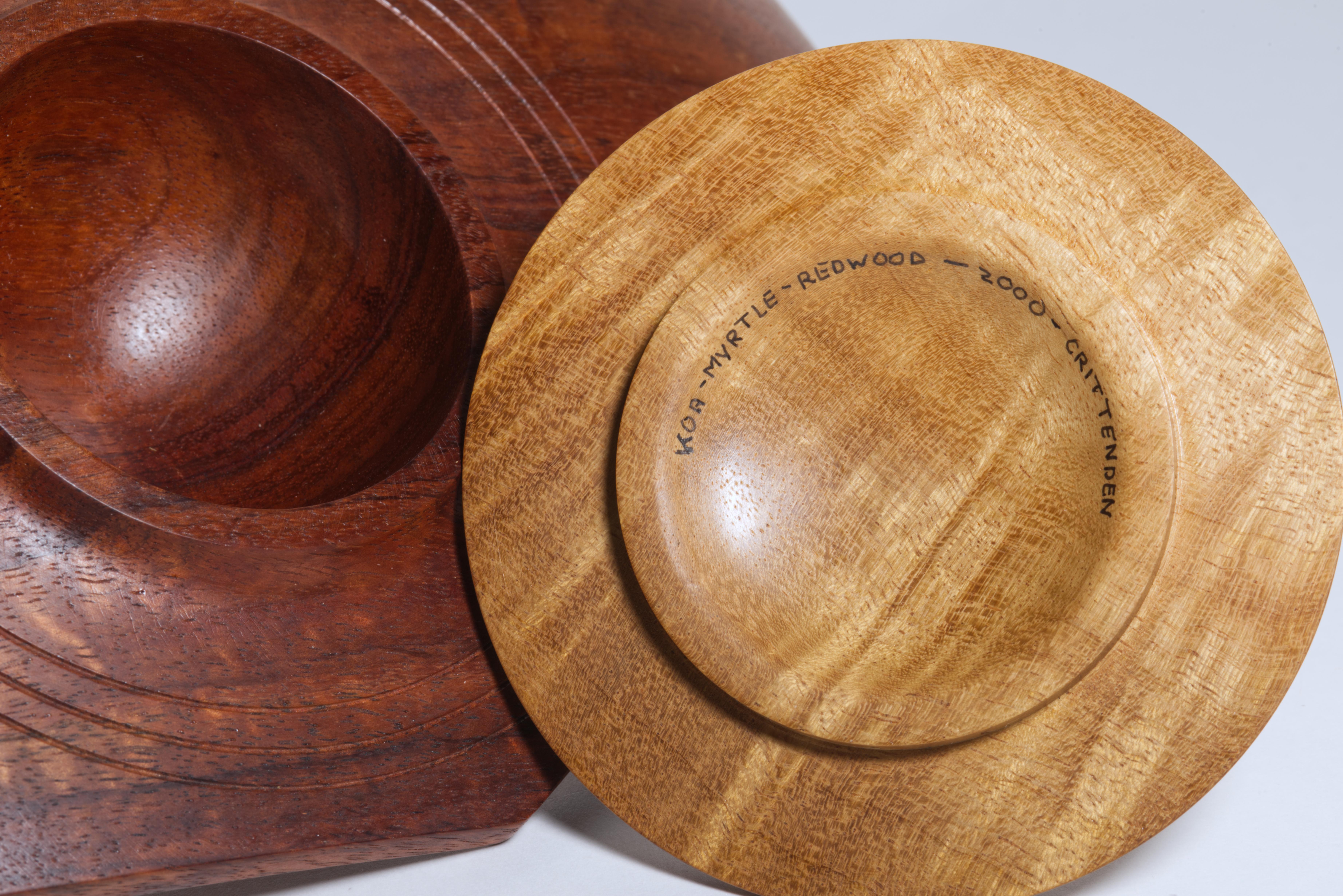 Scatola scultorea in Wood Wood con coperchio, Studio A in vendita 1