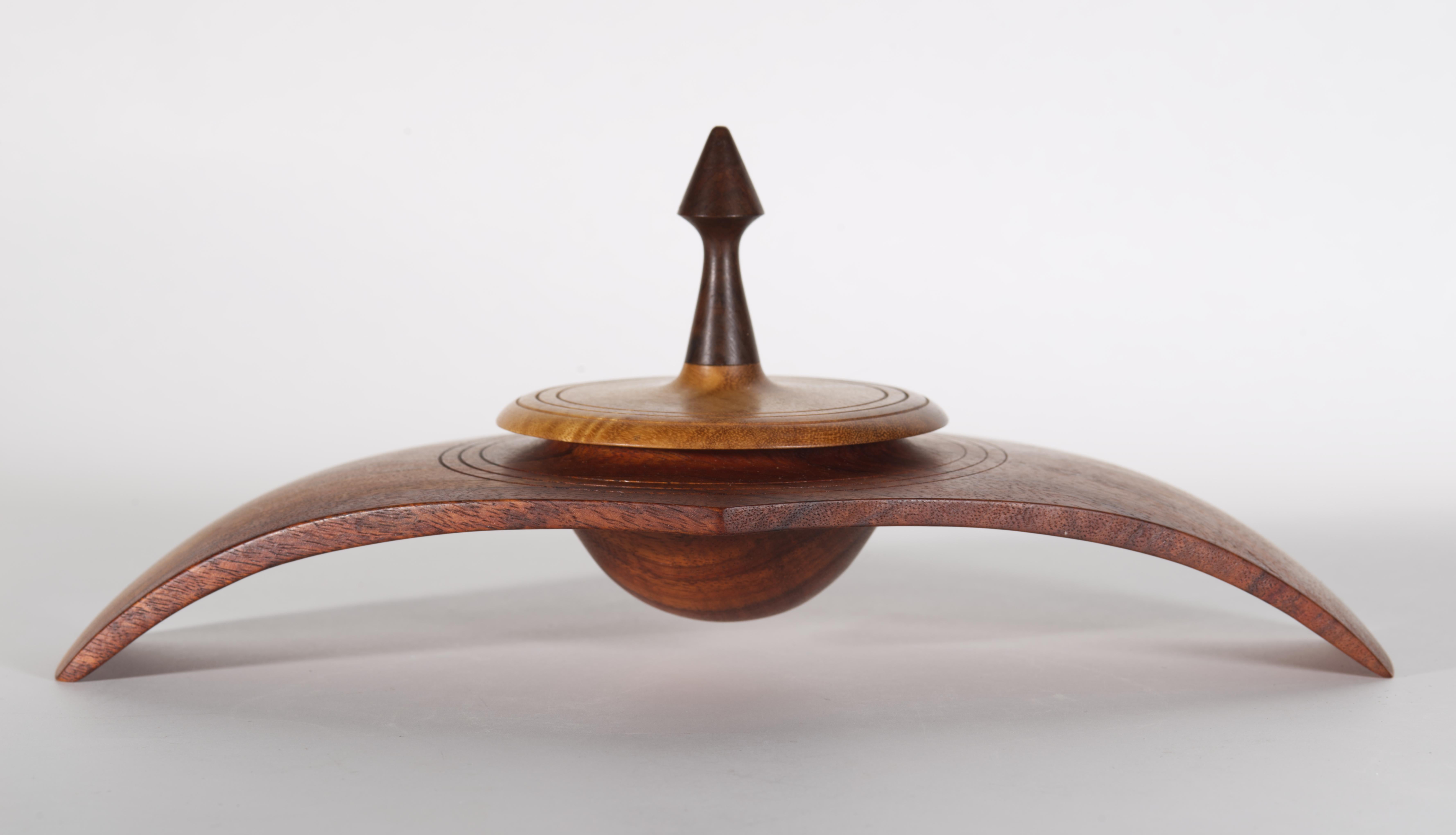 Scatola scultorea in Wood Wood con coperchio, Studio A in vendita 2