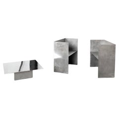 Fauteuil et table d'appoint Cube 01