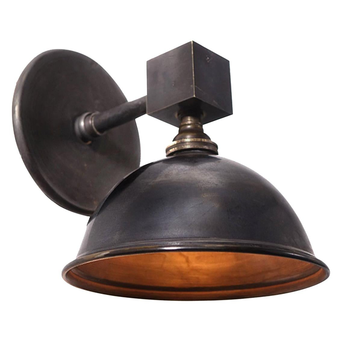 Cube and Dome Sconces For Sale