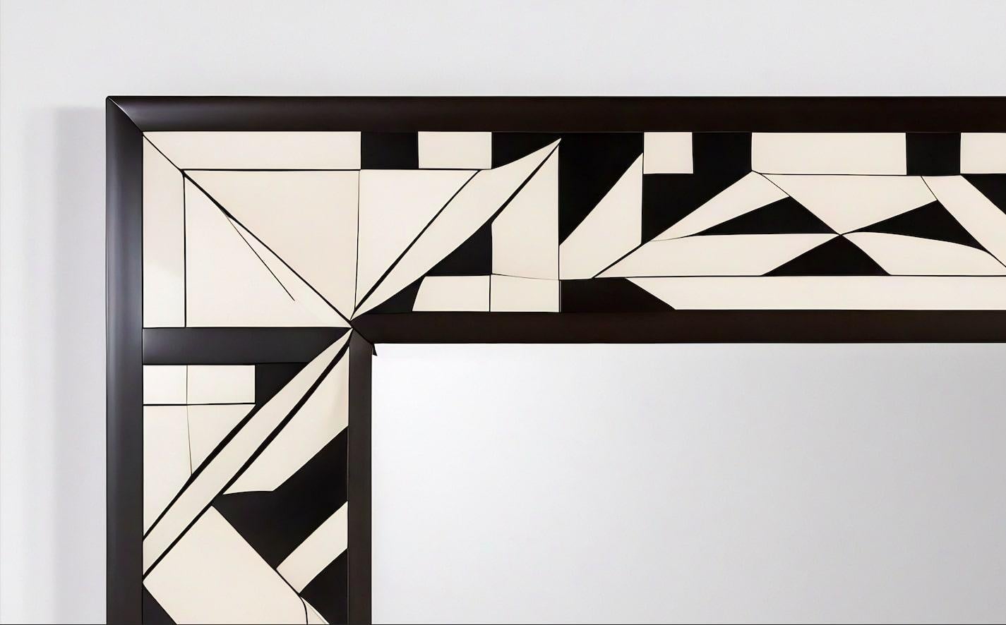 Eleva il tuo A Space con un'Eleganza senza tempo

Trasforma i tuoi interni con la bellezza accattivante del nostro specchio da parete ispirato al cubismo, una squisita fusione di artigianato tradizionale e raffinatezza moderna. Progettato per essere