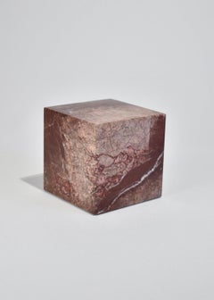 Cube Bookend, Red