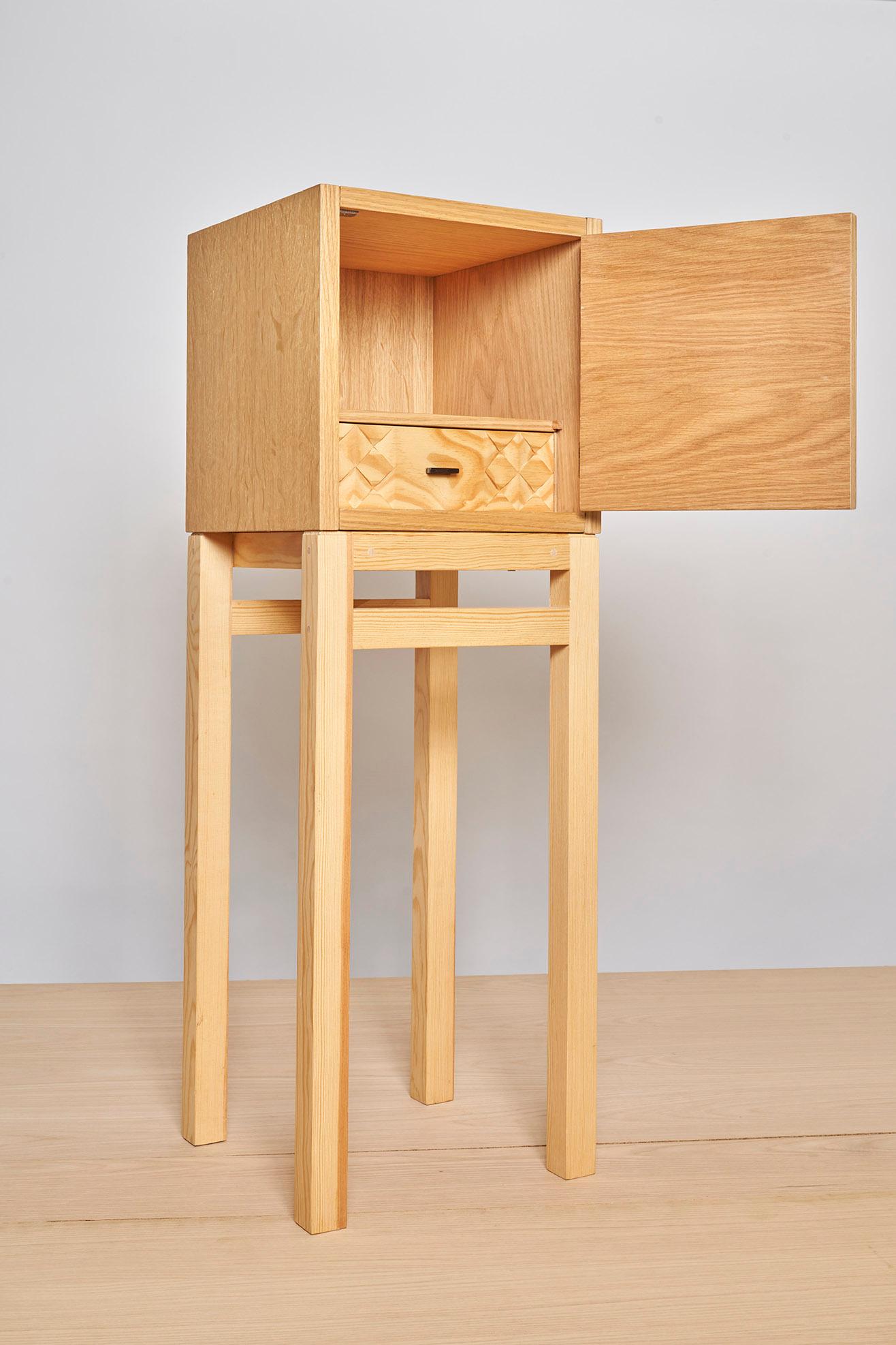 Modern Cube Cabinet by Jean-Baptiste Van den Heede For Sale