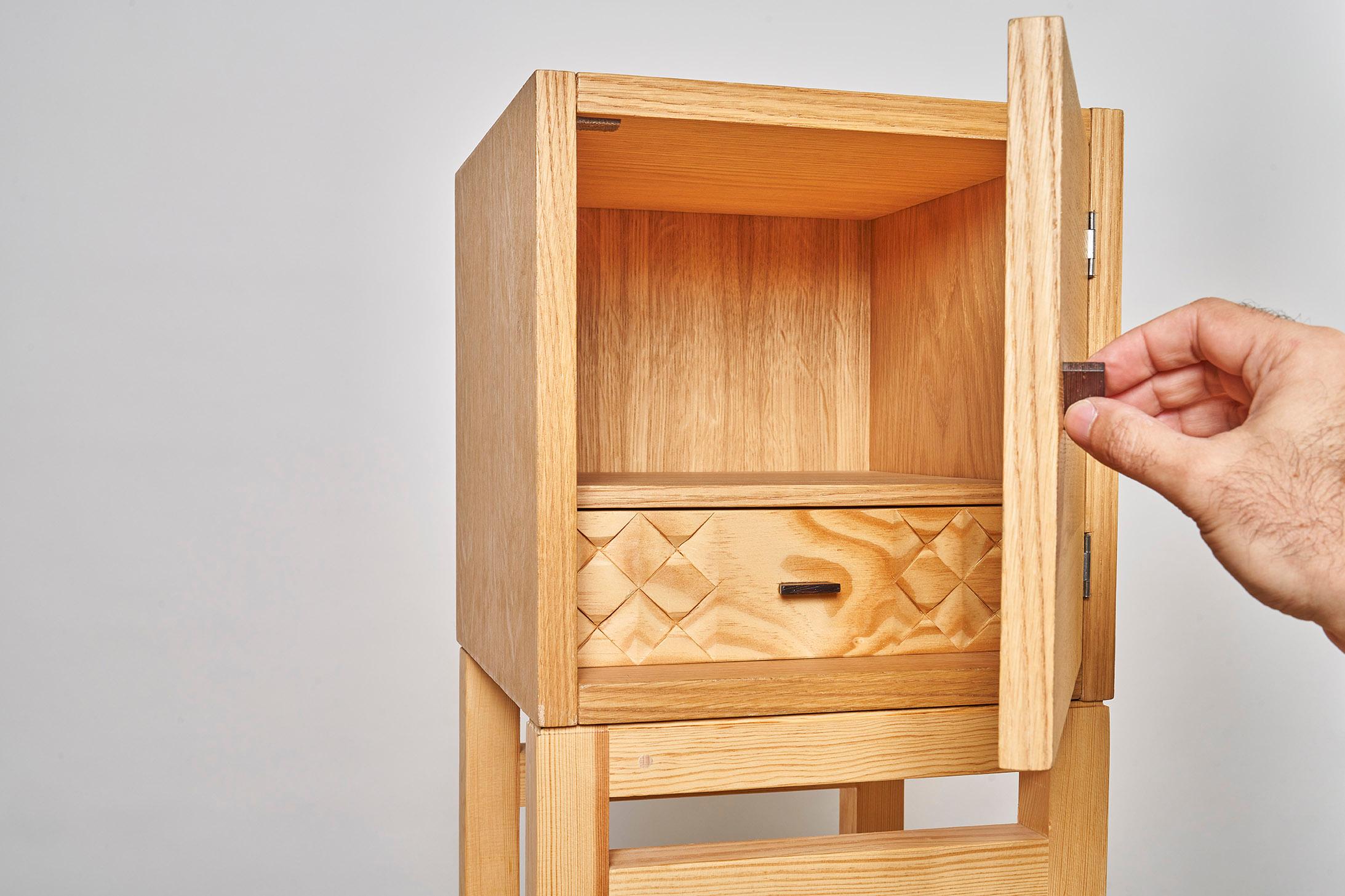 Spanish Cube Cabinet by Jean-Baptiste Van den Heede