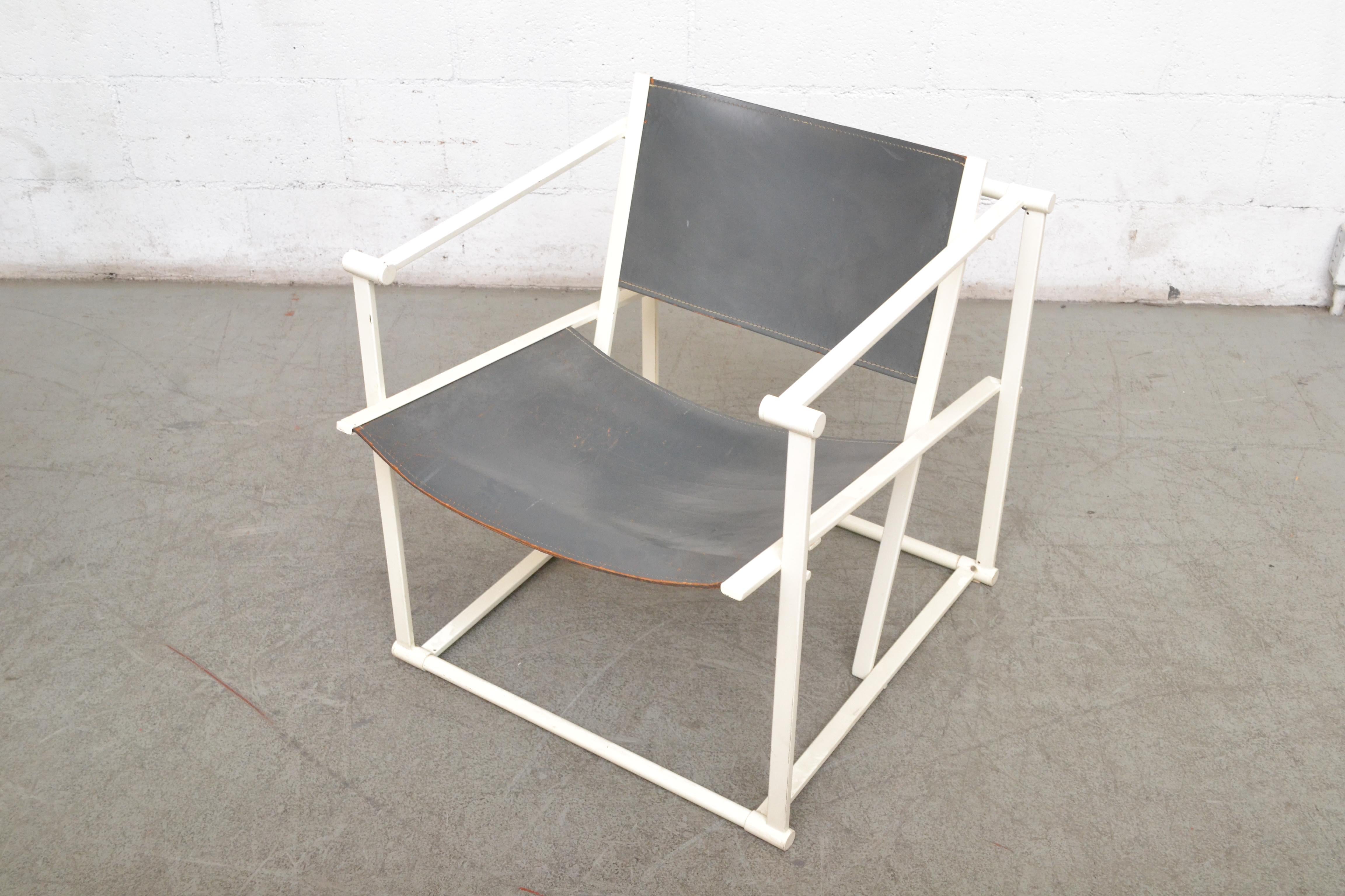 Enameled Cube Chair by Radboud Van Beekum for Pastoe