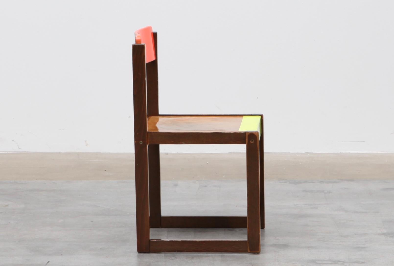 Lacquered Cube Children's Chair by Markus Friedrich Staab, 2011 For Sale