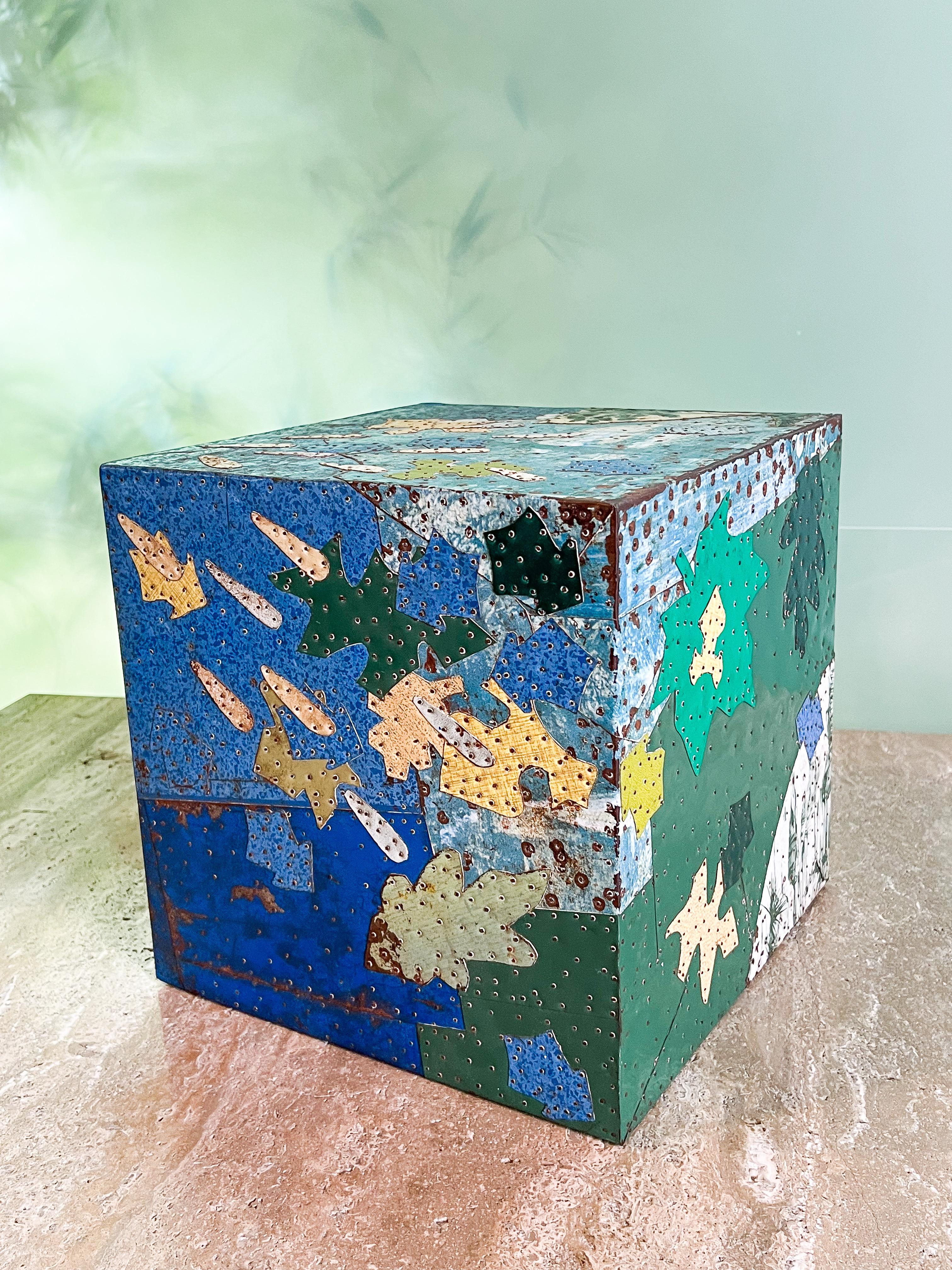 Collage cube « The Forest » de Tony Berlant en vente 7