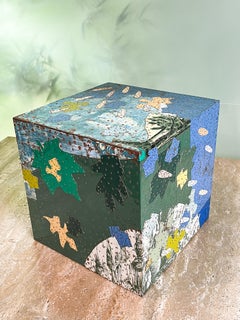 Cubo Collage "El Bosque" de Tony Berlant