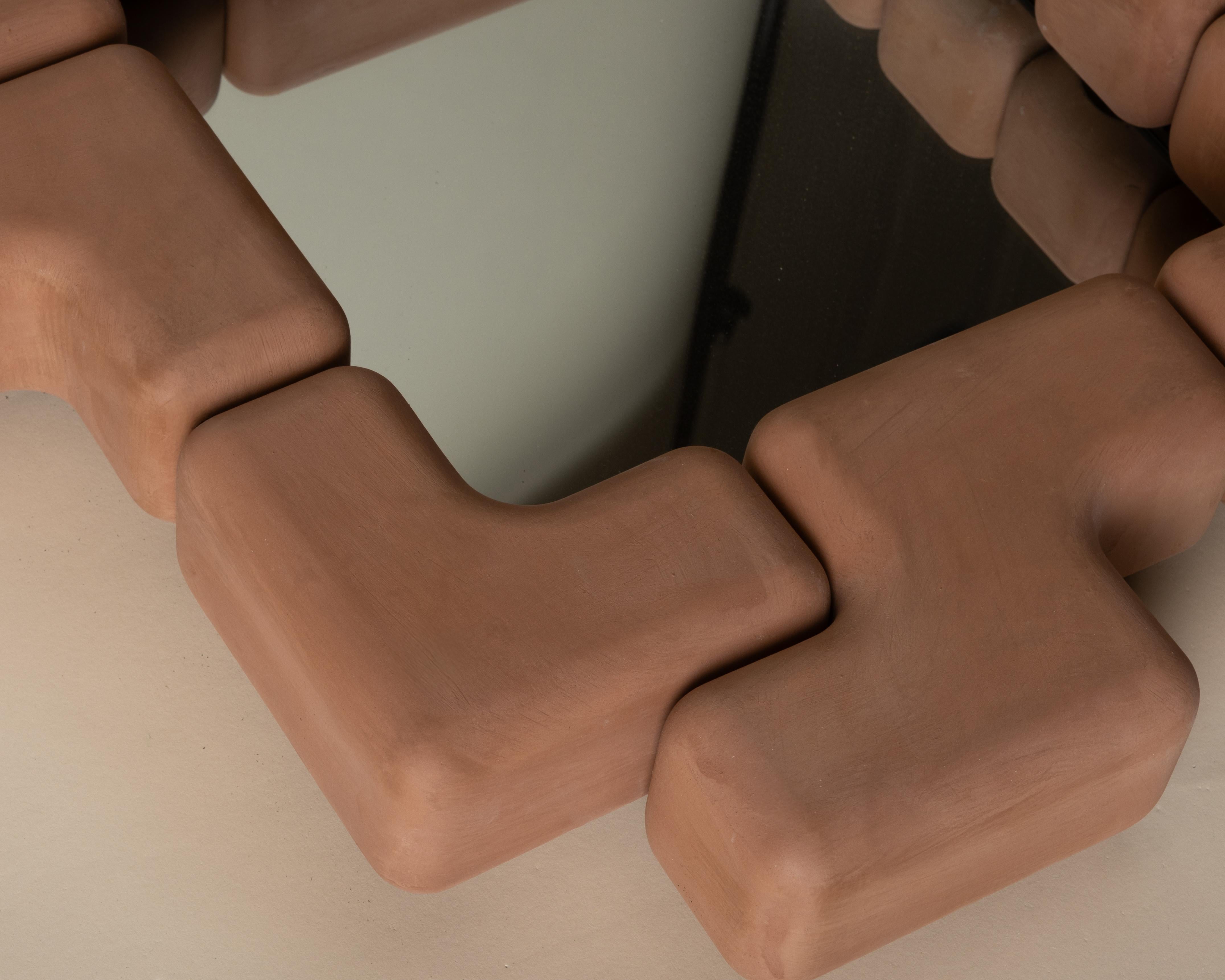 Americano Specchio Cube Fit - Finitura Terra Cotta in vendita