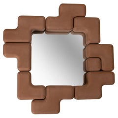 Specchio Cube Fit - Finitura Terra Cotta